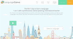 Desktop Screenshot of languageconvo.com